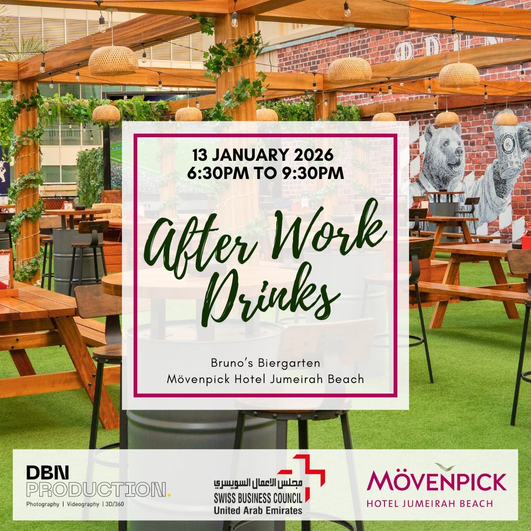 We look forward to welcoming you to the beginning of the new year January edition of our #After #Work #Drinks at our member venue, Movenpick @movenpickjbr Hotel Jumeirah Beach.