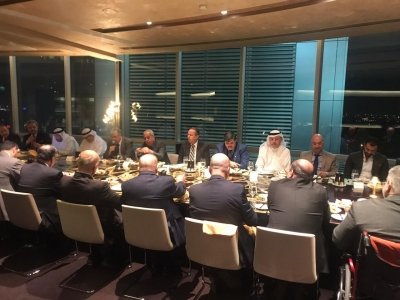 حفل عشاء عمل على شرف وزير الصناعة و التجارة الدكتور طارق الحموري