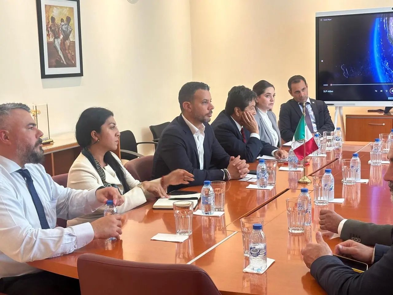 MBC Meets with the Governor of San Luis Potosi and Ambassadors in Abu Dhabi