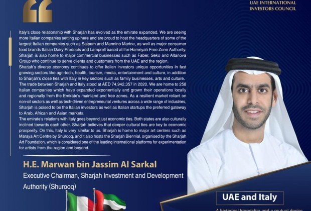 UAE and Italy A historical friendship and a mutual…