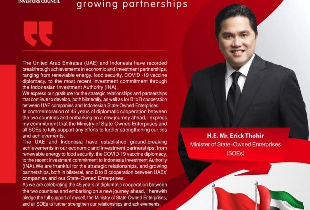 UAE and Indonesia 45 years of cooperation strategic…